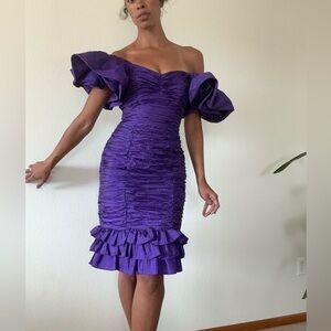 Vintage off the shoulder dress